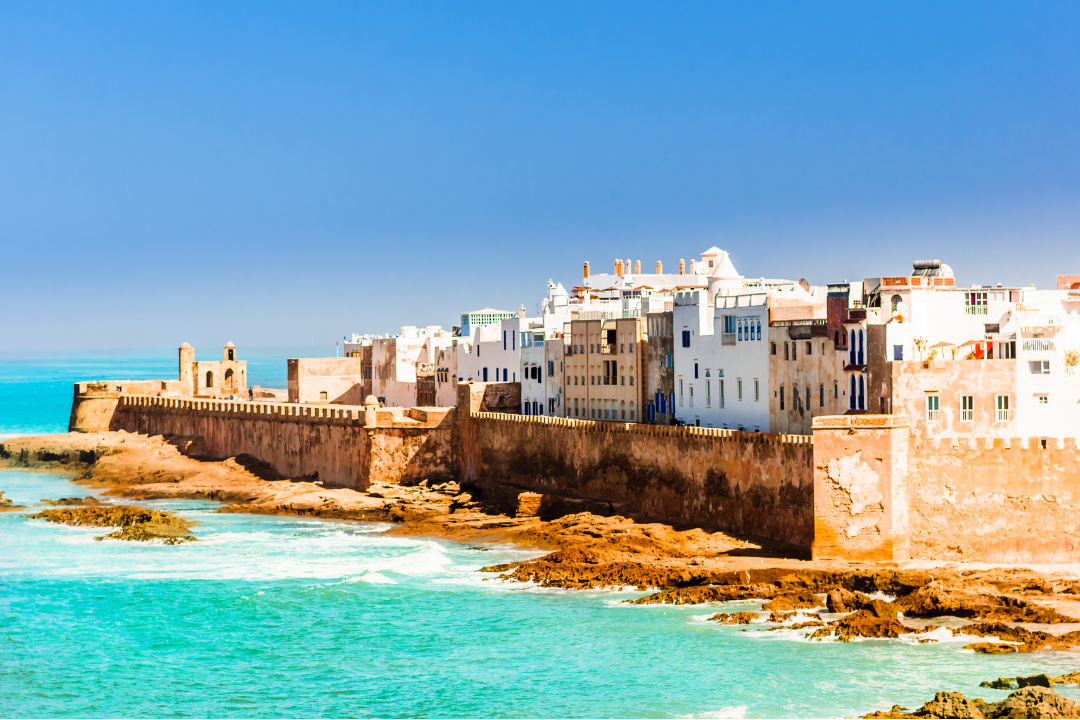 The beautiful and culturally rich port town of Essaouira, Morocco
