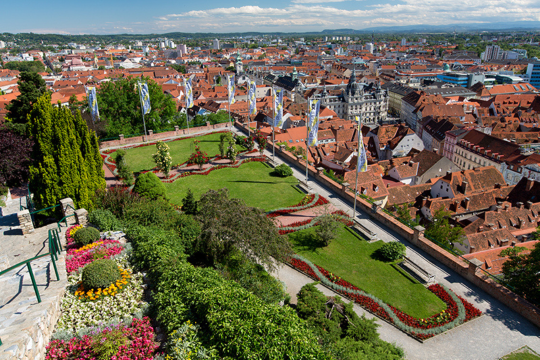 Graz, Austria View from the Rooftop - Harry Schiffer (Graz Tourismus)