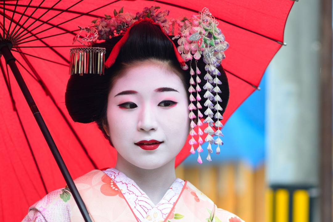 Young maiko in Kyoto