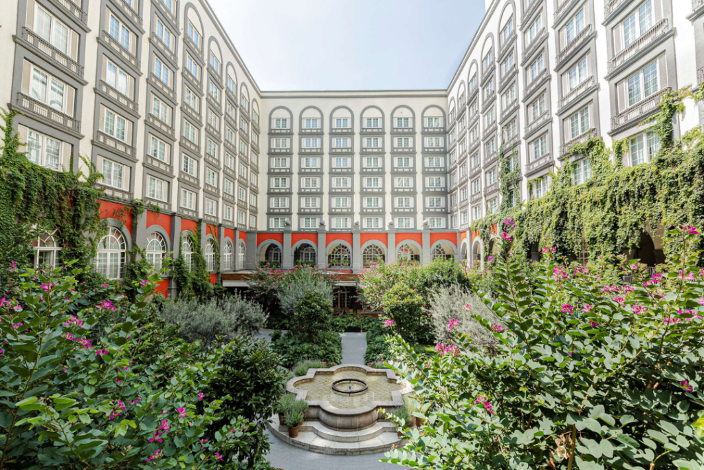Courtyard at Four Seasons Hotel in Mexico City - Virtuoso