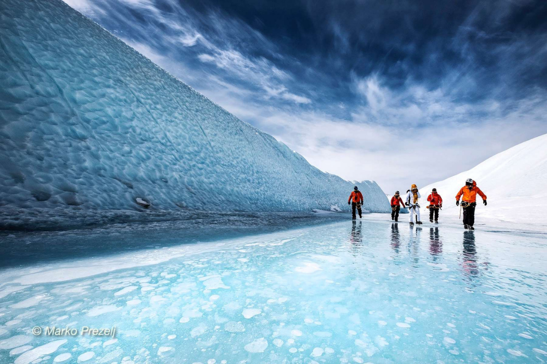 Walking on Ice in Antarctica - Marko Prezelj