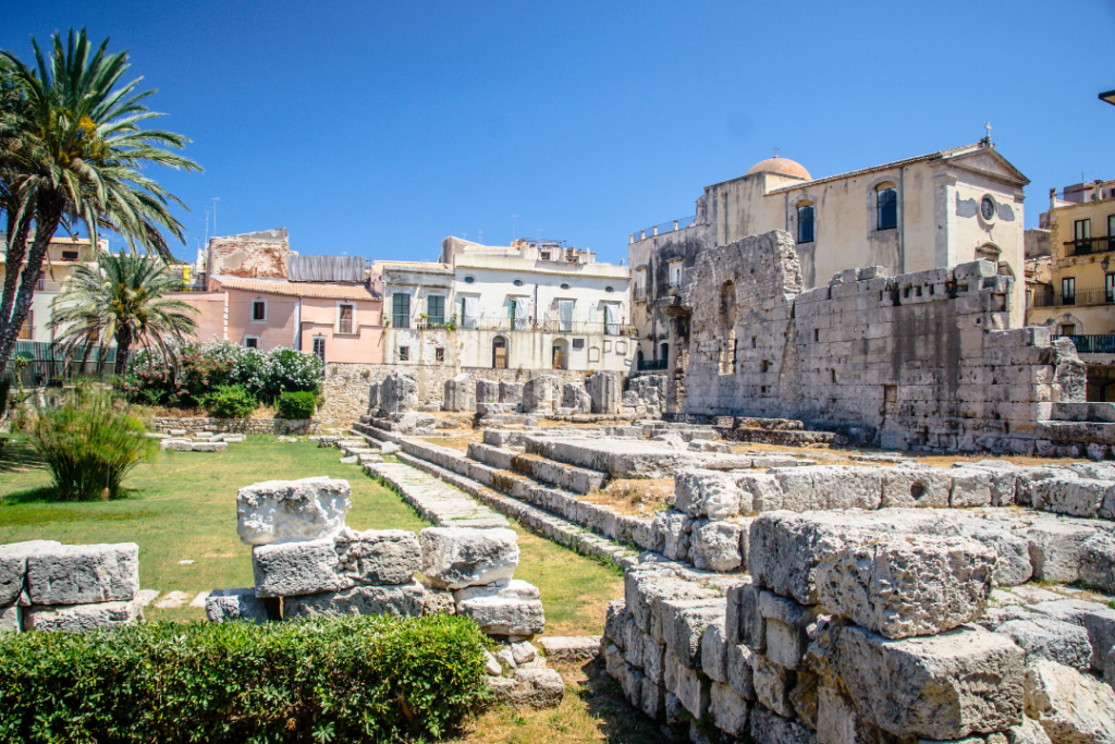 Ruins of Temple of Apollo in Sicily