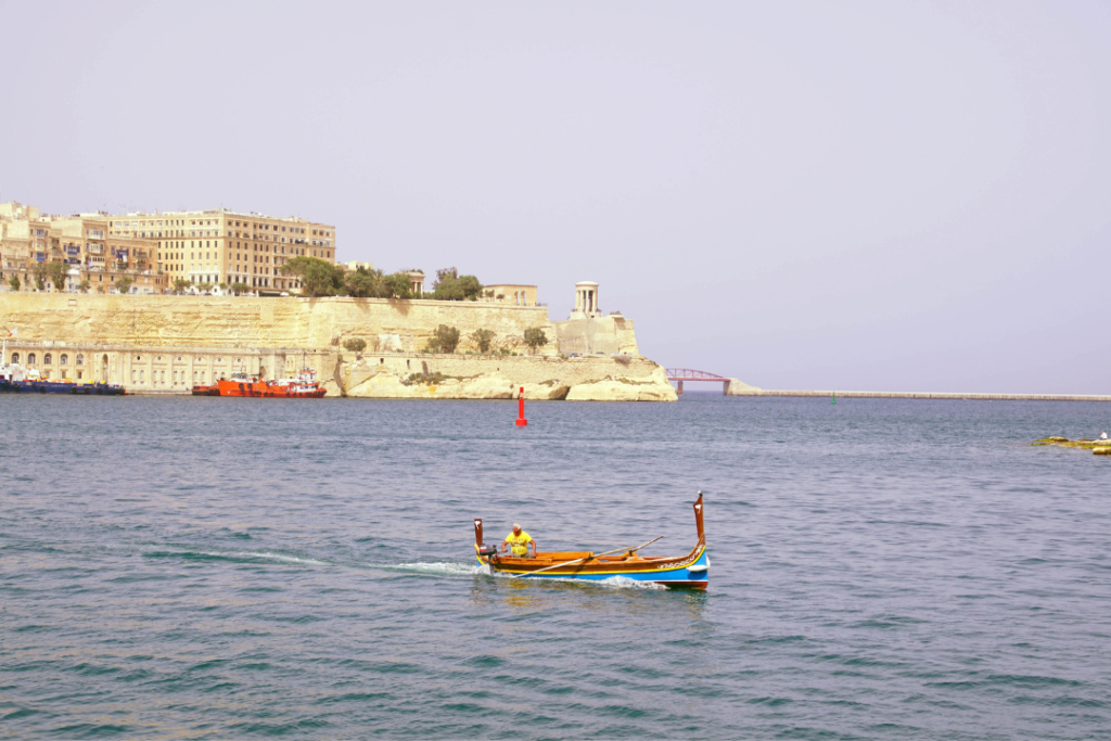 dghajsa - a traditional Maltese water taxi