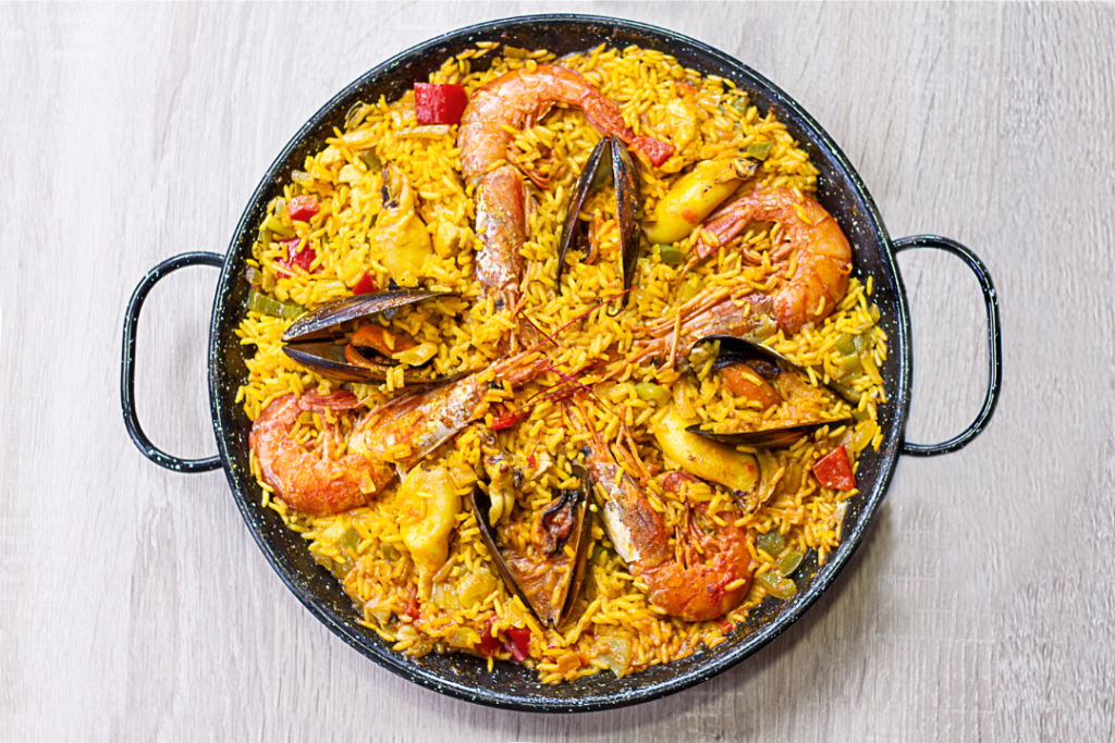 Paella, the dish of Valencia, Spain