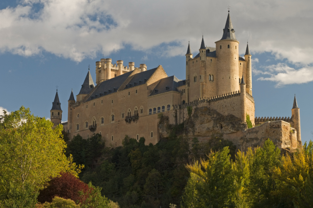Alcazar of Segovia in Spain