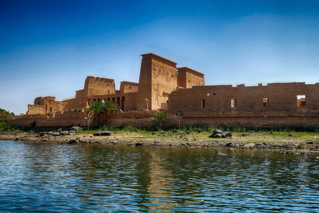Philae Temple by the Nile River