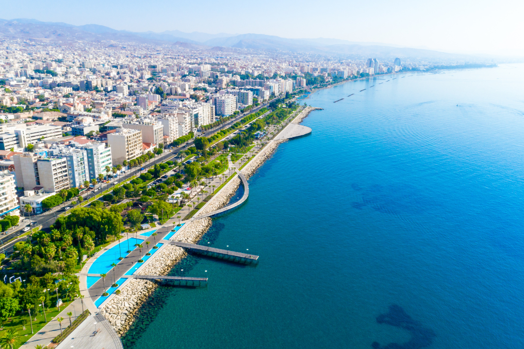 Aerial View of Limassol, Cyprus
