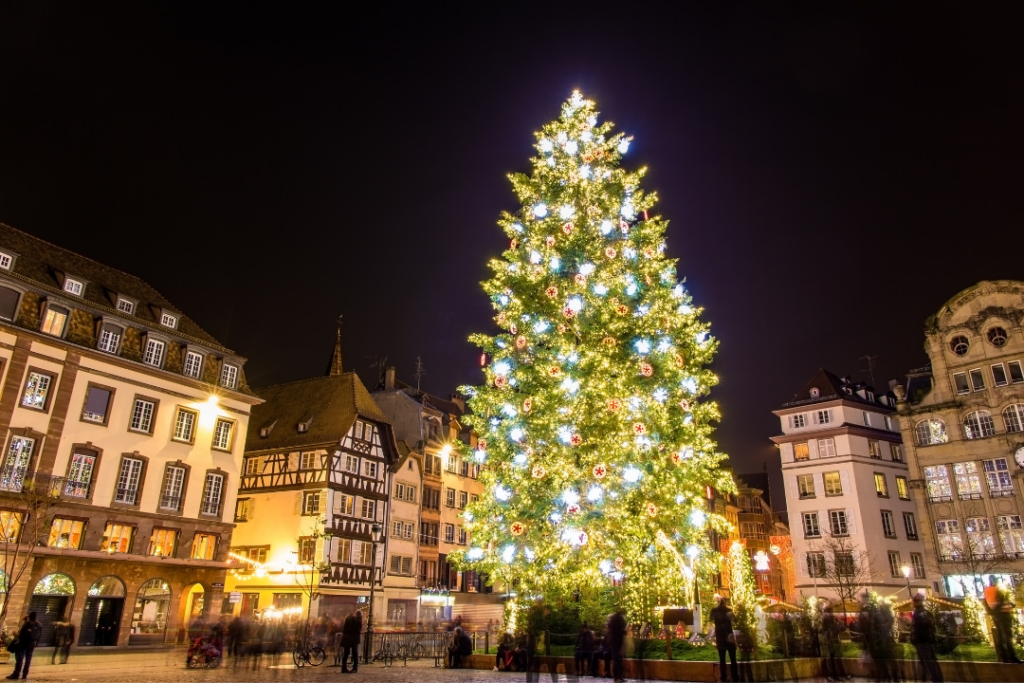 Place Kléber Christmas Tree in Strasbourg