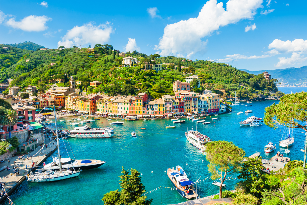 Beautiful View of Liguria, Italy