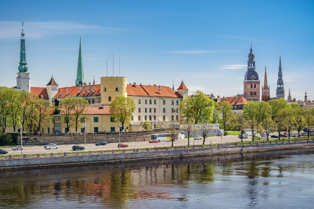 View of the Riga Castle