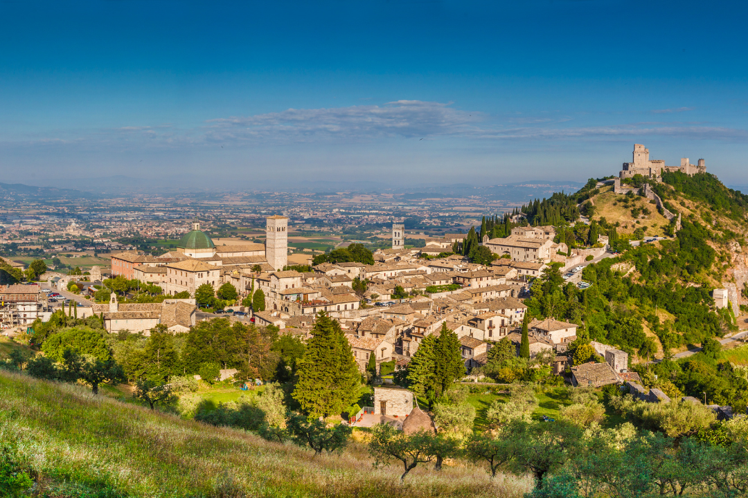 Historic Town of Assisi in Umbria