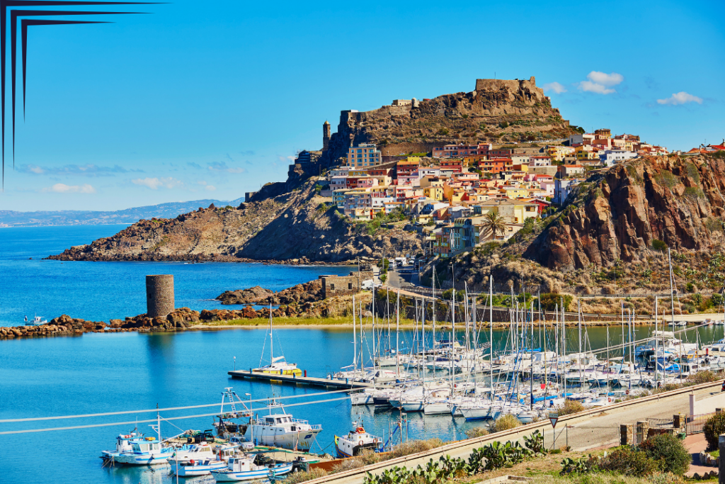 Castelsardo Village in Sardinia