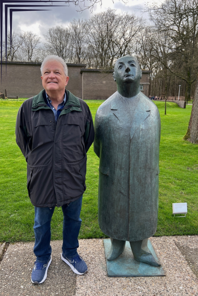 Charlie at The Kröller-Müller Museum Sculpture Garden