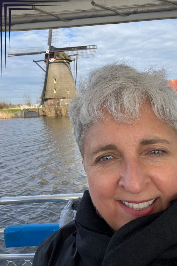 Cindy at Kinderdijk 