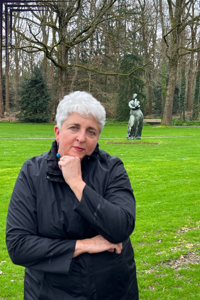 Cindy at The Kröller-Müller Museum Sculpture Garden