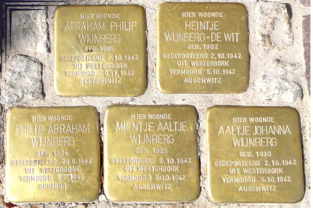 Stolpersteine - Gouwenaar, CC0, via Wikimedia Commons