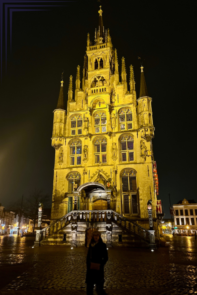 Sint-Janskerk Gouda at Night- Cindy Dykman