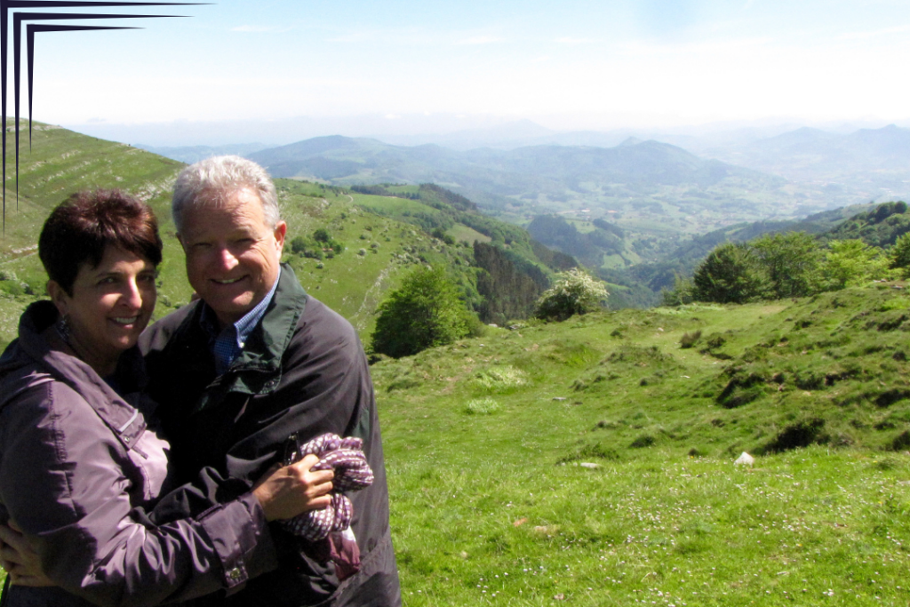 Charlie and Cindy at Mt Hernio