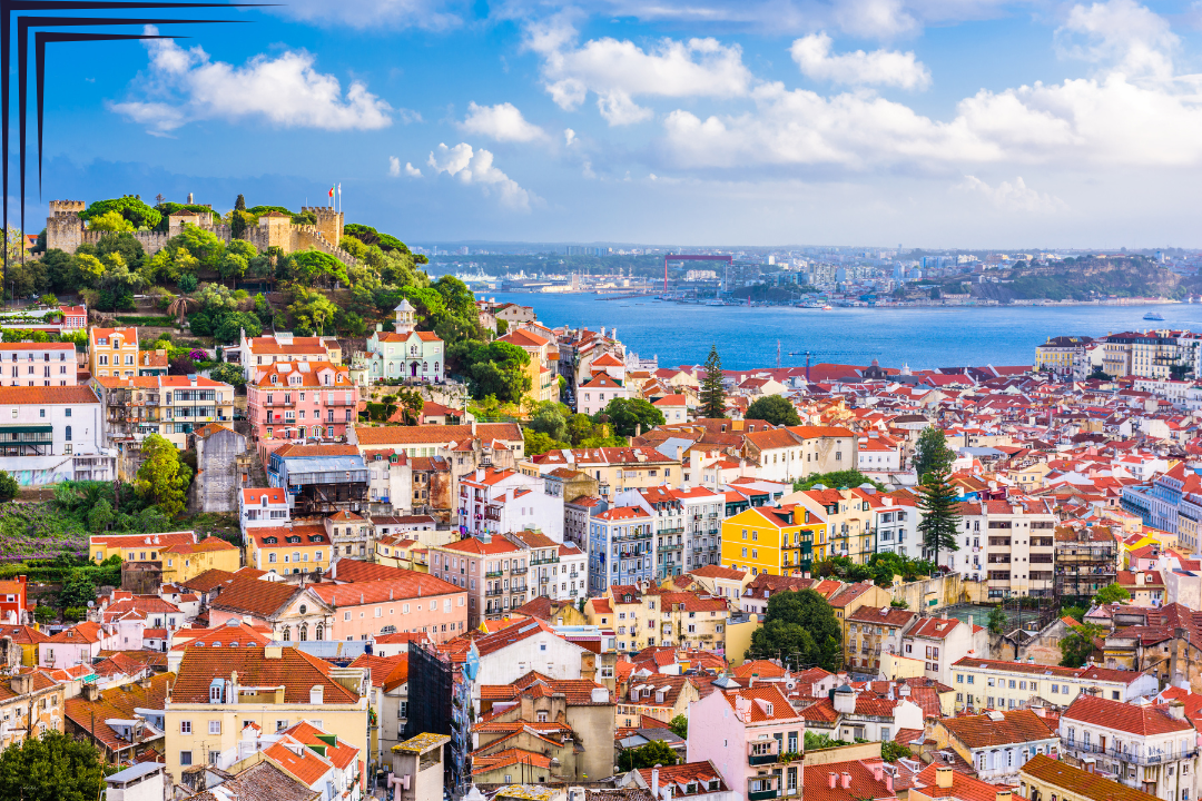 Lisbon City Skyline